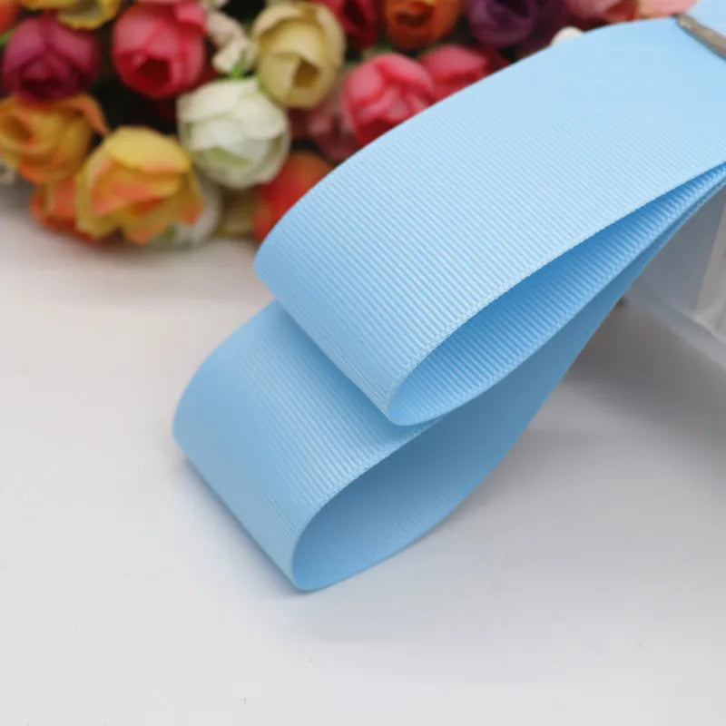 Solid color grosgrain 1-1/2" 38MM/25MM 10Yards Ribbons
