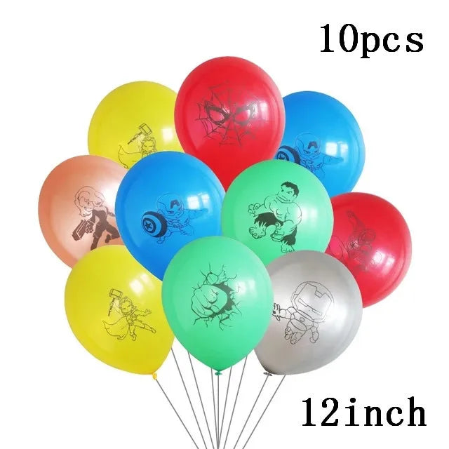 3D Superhero Foil Balloons – Spiderman & Iron Man