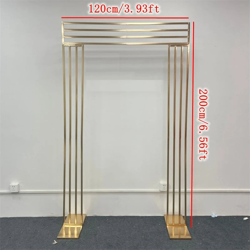Gold Square arch - stand