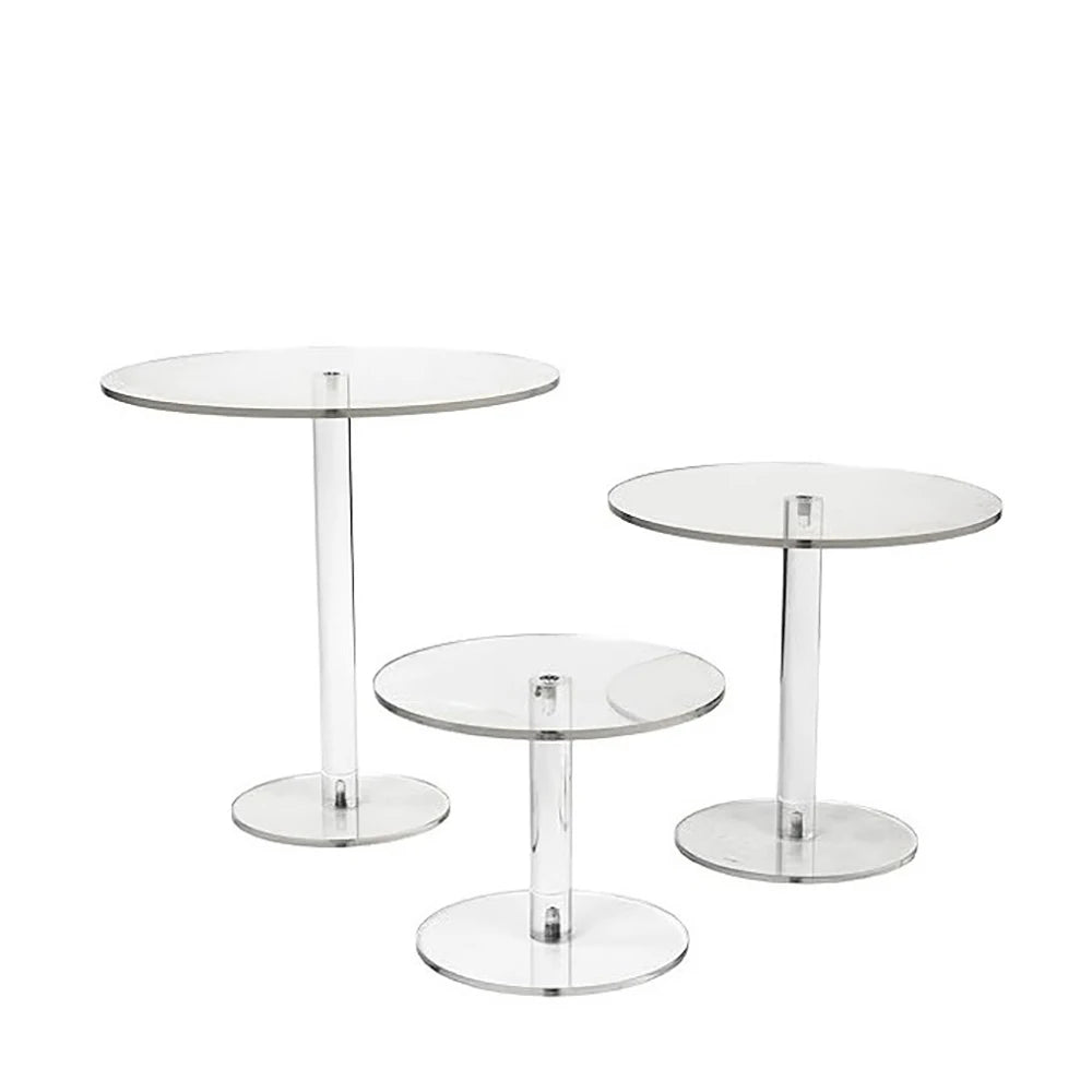 Transparent cake stand 1pc
