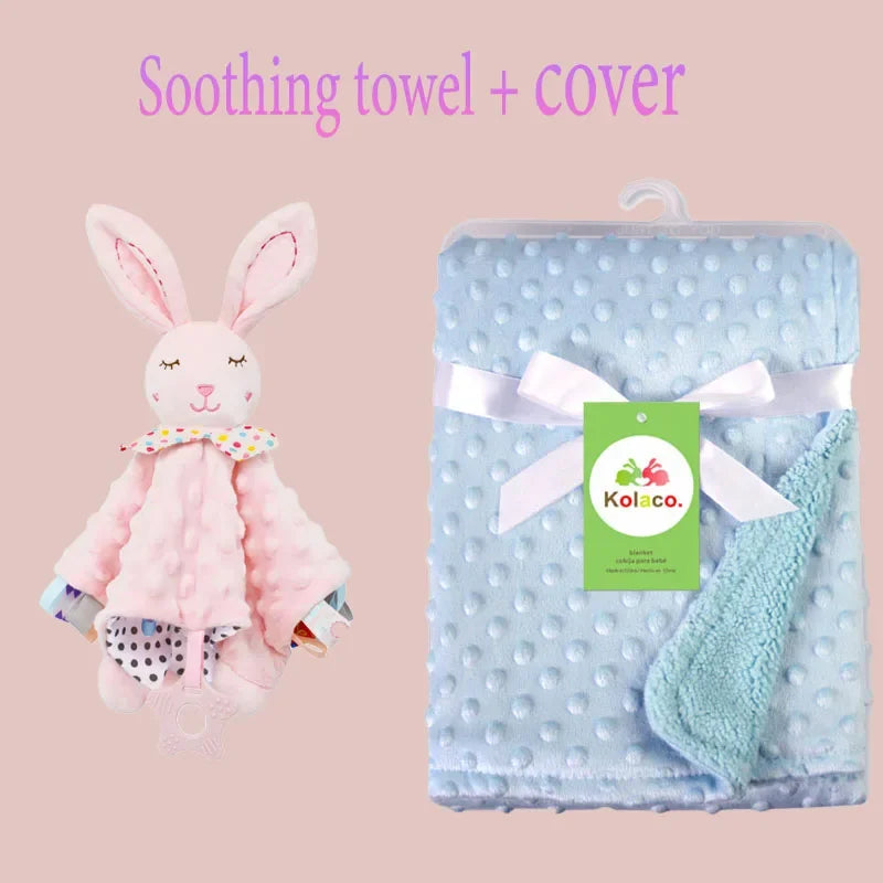 Personalized name baby blankets , stroller , sleeping dolls