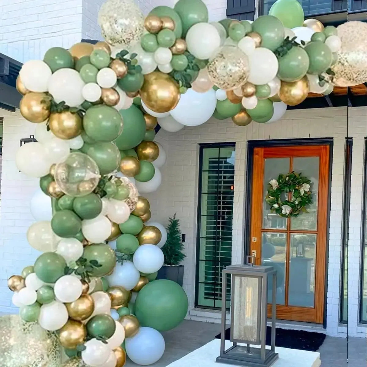Sage Green Balloon Wreath set / 139pcs