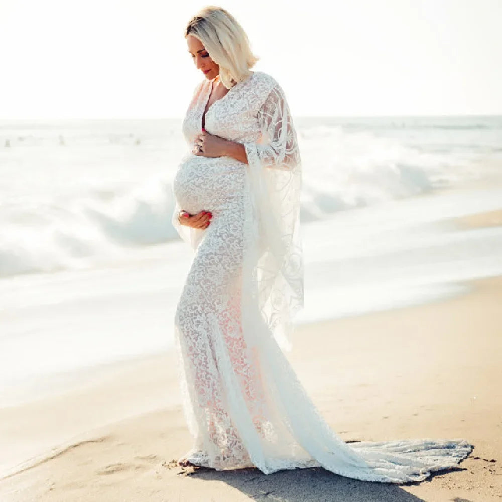 Silva Lace Maternity Dress