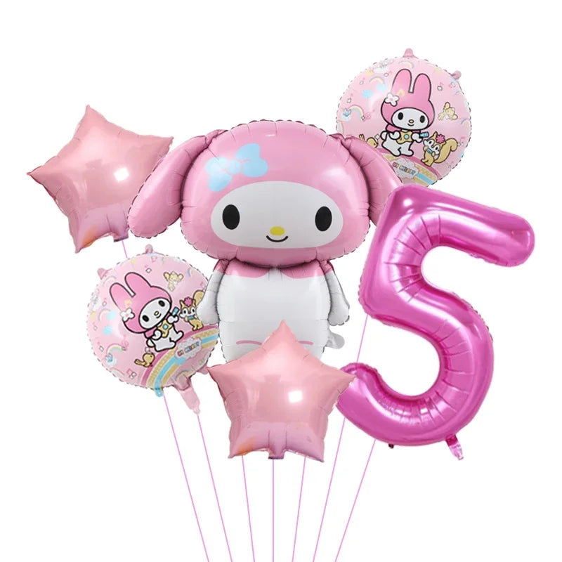 Sanrio Balloon 32 inch 6pcs