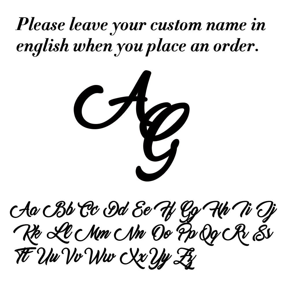 Custom Initials Brooch