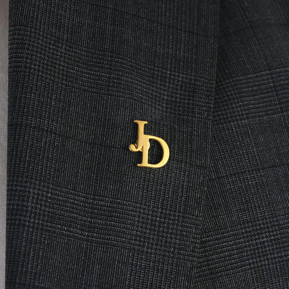 Custom Initials Brooch