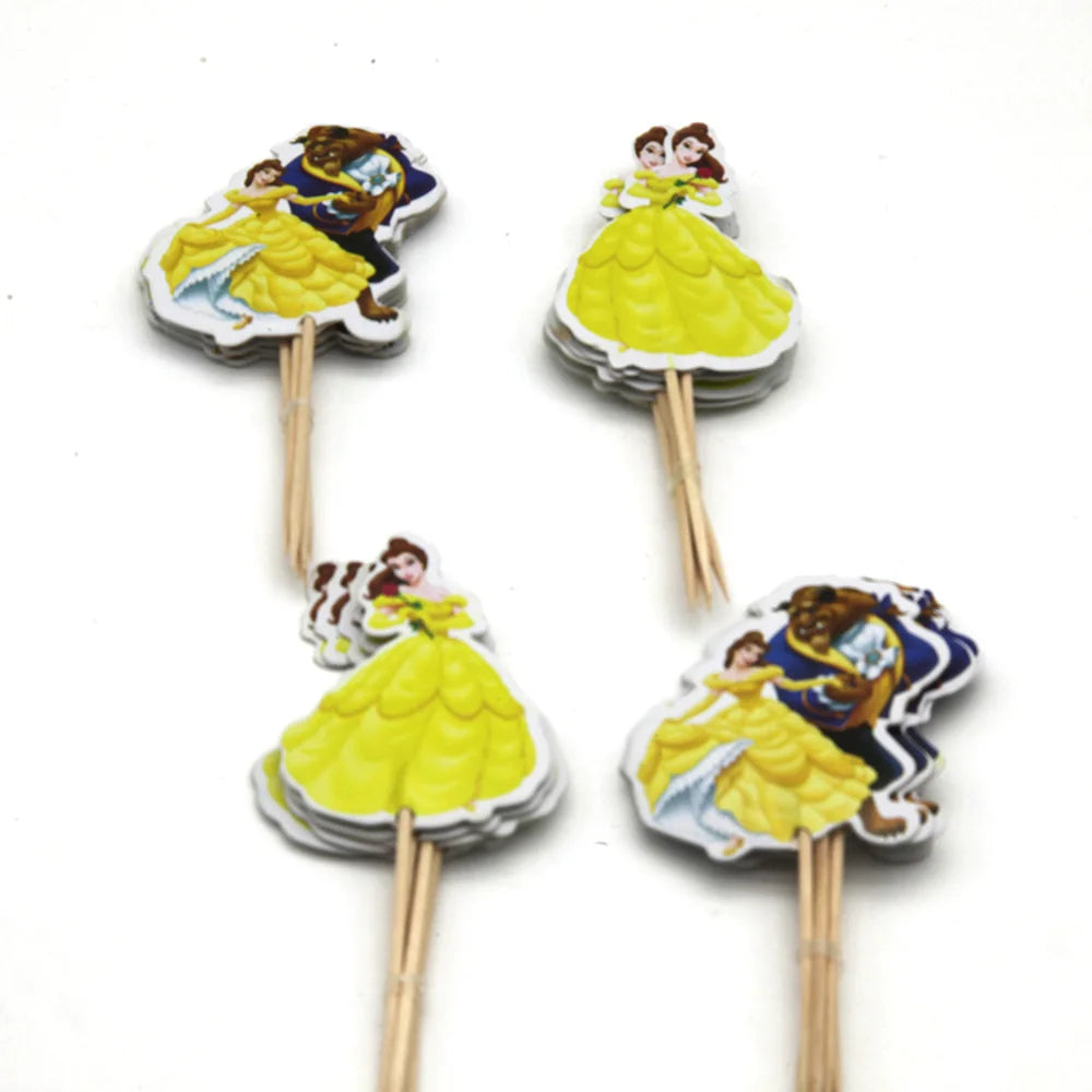 Caraktar cake decorations include cake topper