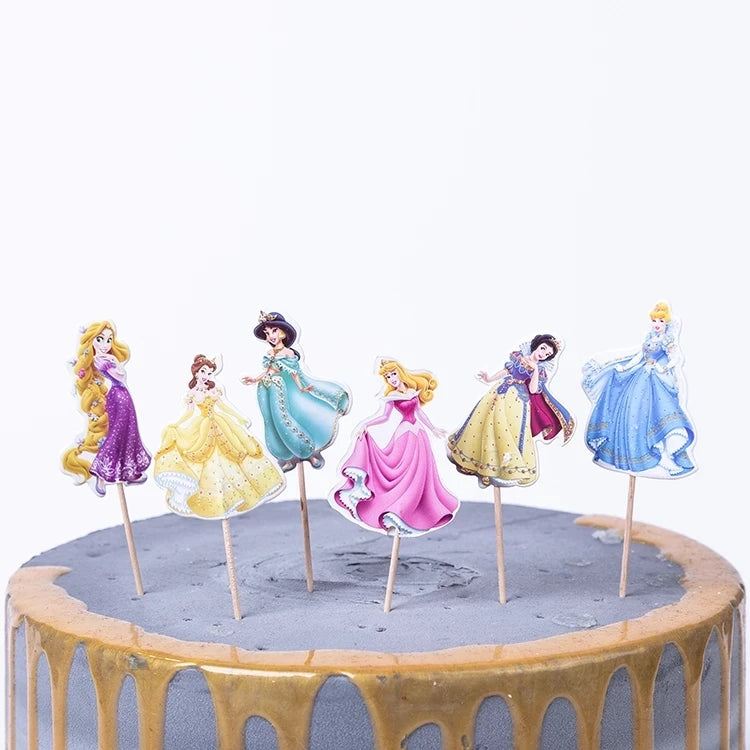 Caraktar cake decorations include cake topper
