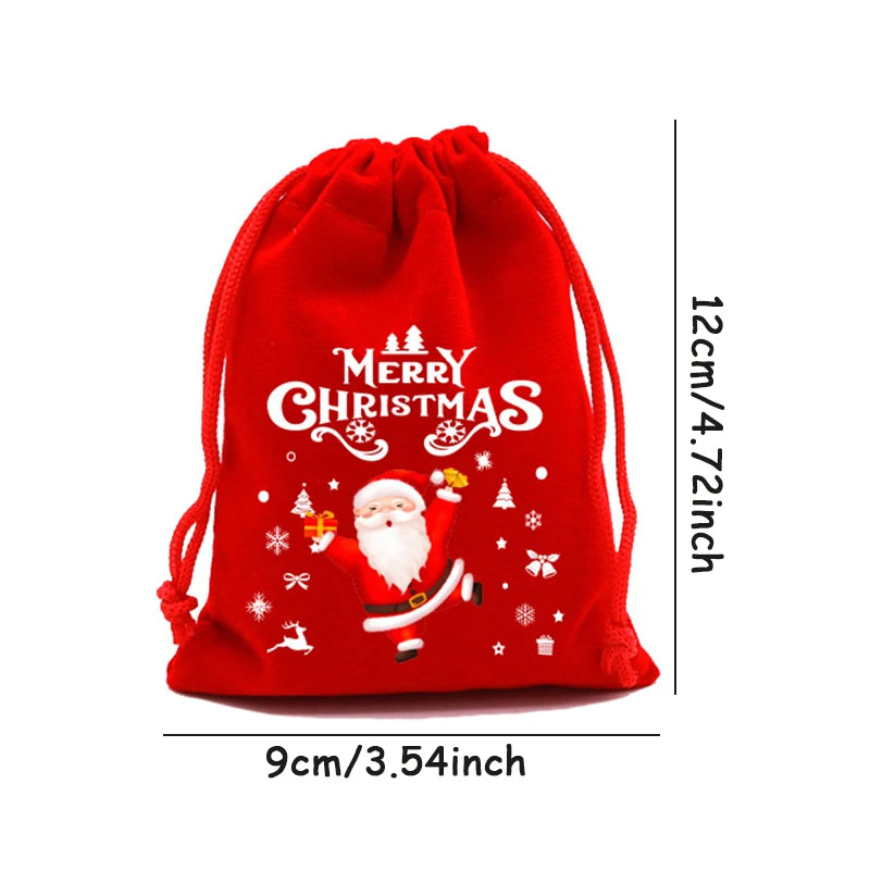 12/24pcs Xmas Party Favor Bags