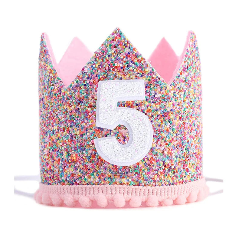 Crown hat kids 1 2 3 Year 1st