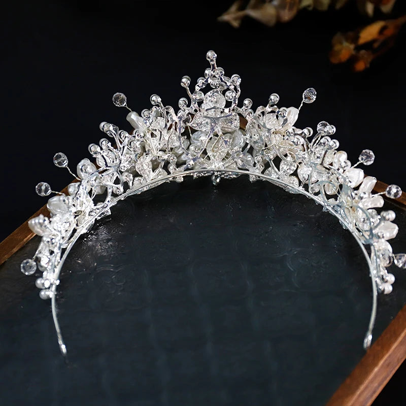 Beading crystal wedding crown