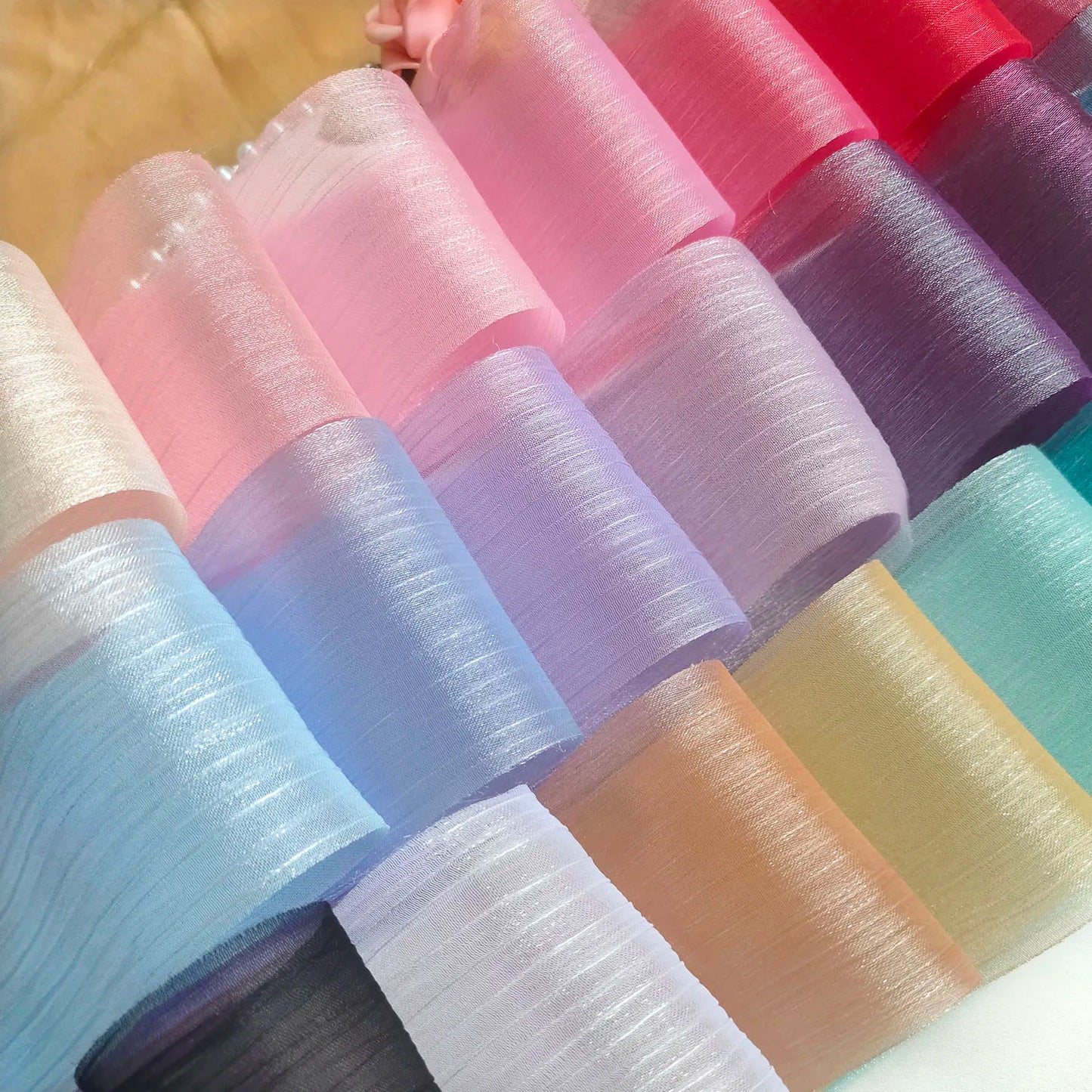 Chiffon silk ribbon