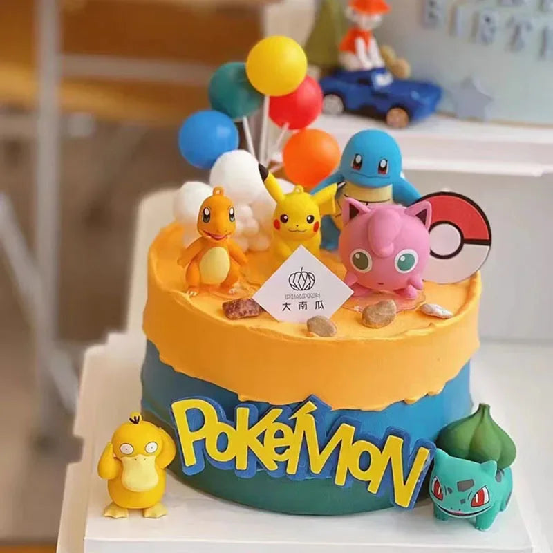 Pokemon figure cake decoration13Pcs/se