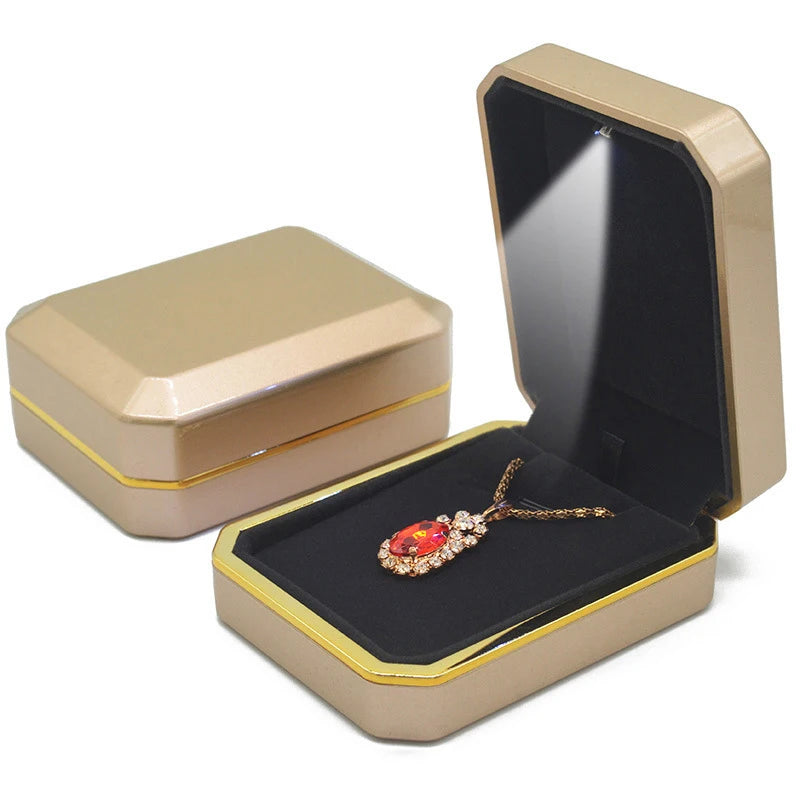 Luxury LED jewelry ring box 1 Pcs