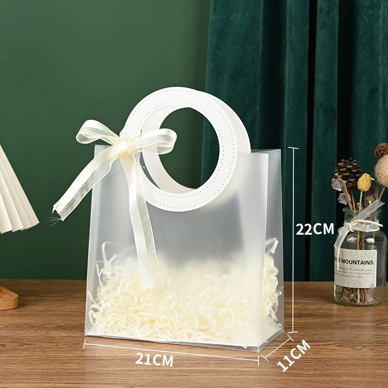 10 st PVC-presentpåsar med handtag