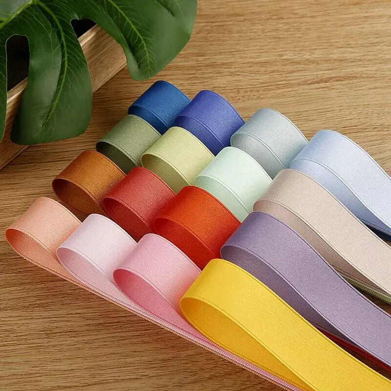 Single color Polyester/Cotton terylene crafts Ribbons 10 Yards10 16 25MM/38MM Matte