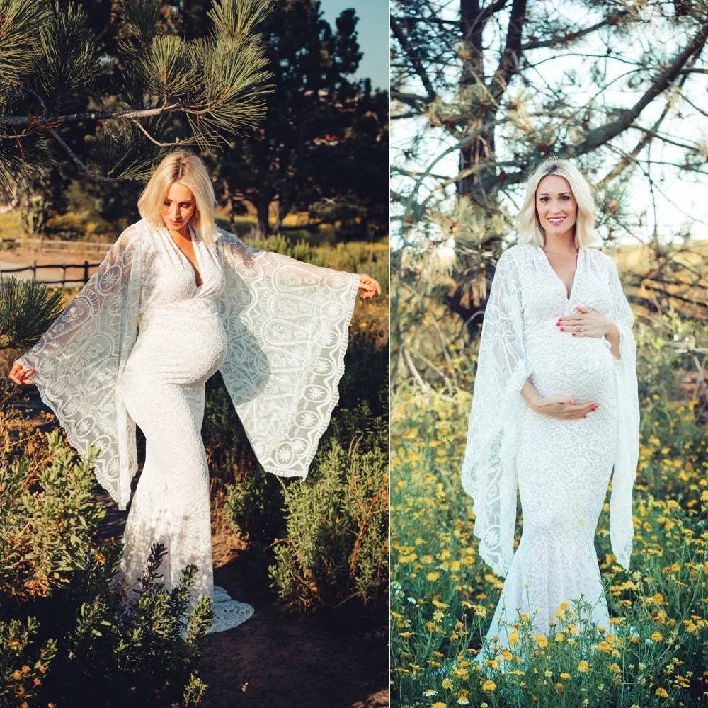 Silva Lace Maternity Dress