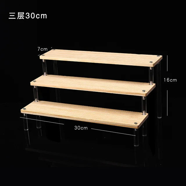 1-5 Tier Clear Acrylic Display Stand