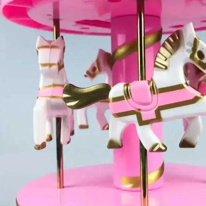 Music box 4 Horses rotate 1pc