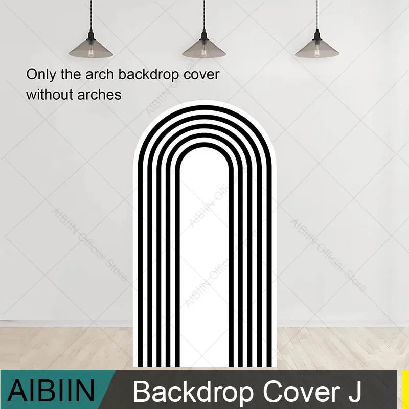Arch backdrop cover fabric