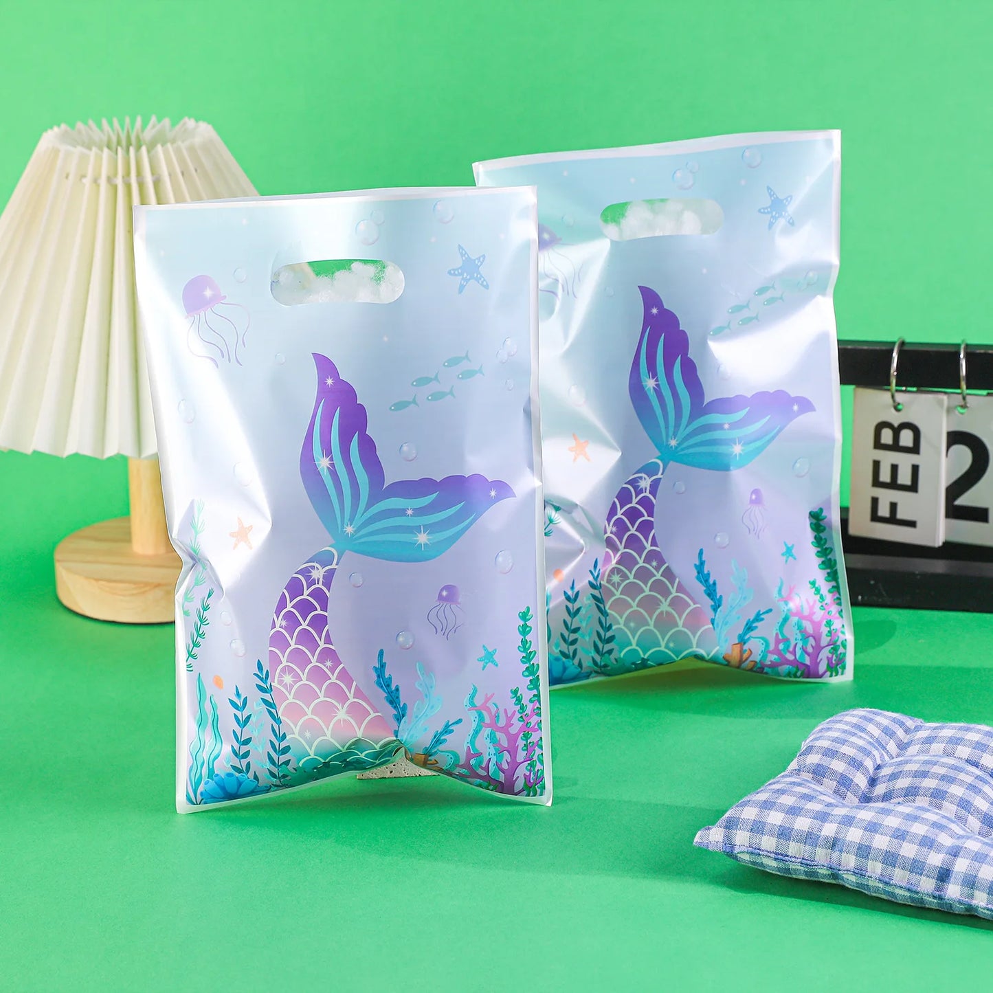 Mermaid Theme Gift Bag 10/30/50pcs