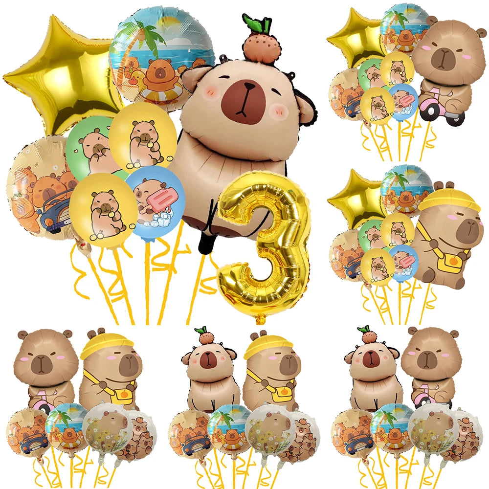 Capybara theme balloon