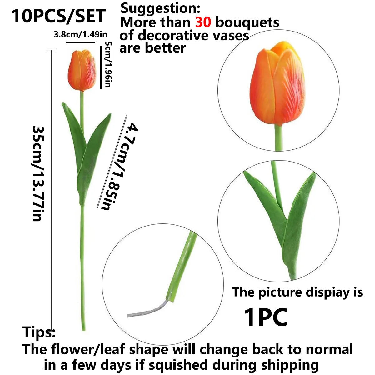 Flowers Tulip 10Pcs