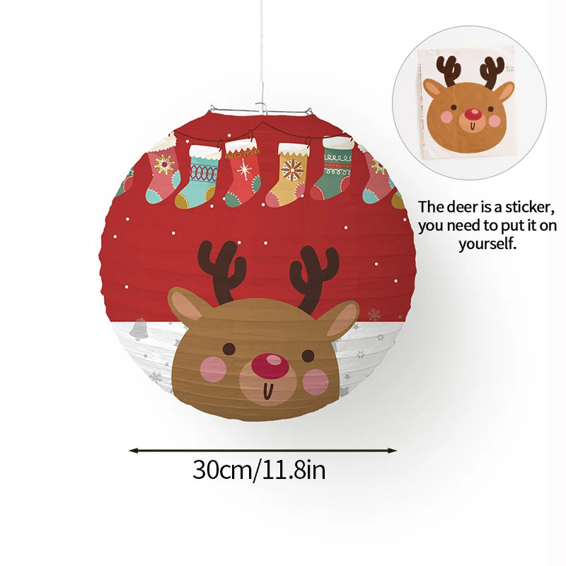 Xmas Pendant Paper Lanter