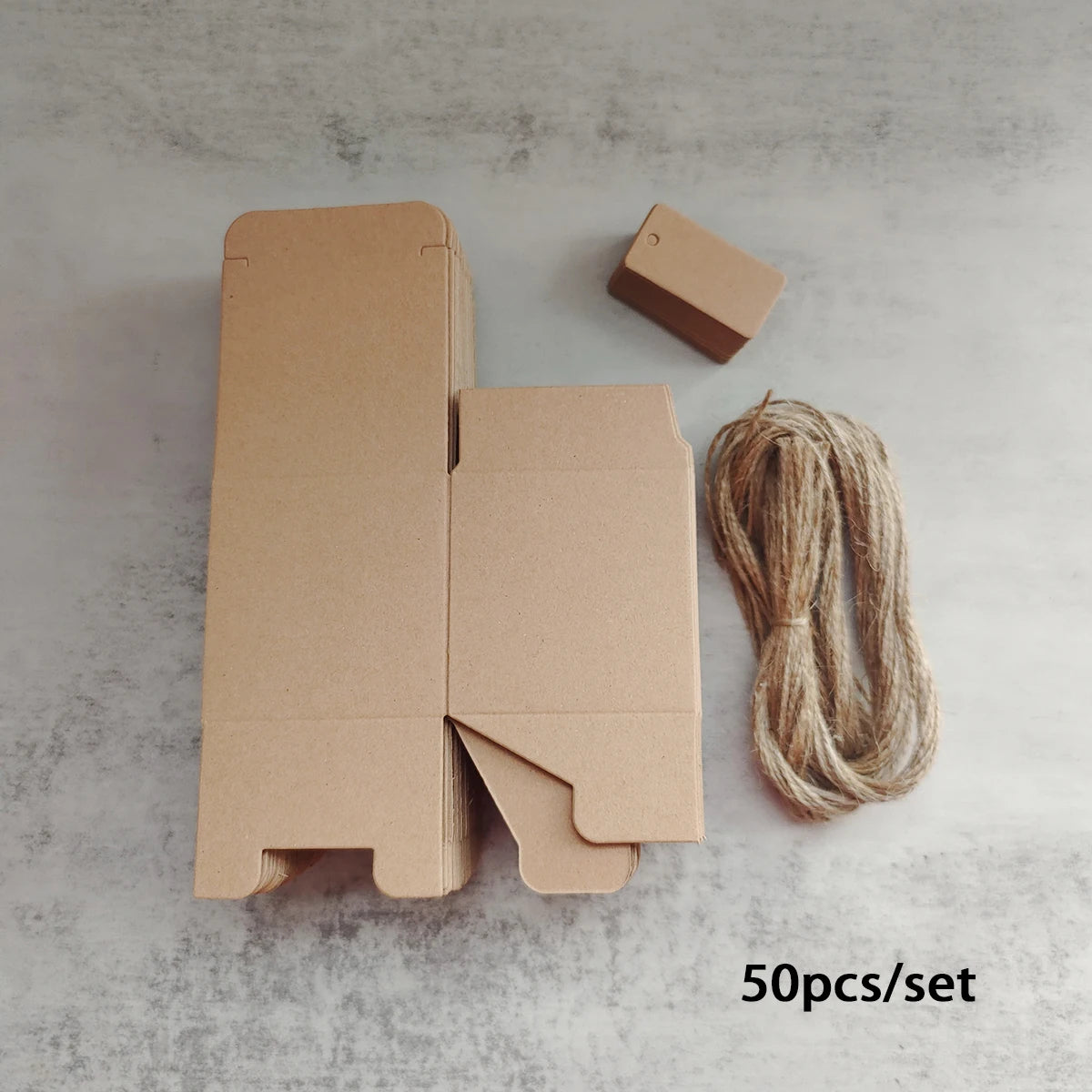 Candy gift box packaging Square kraft 10/50pcs
