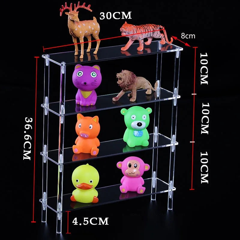 1-5 Tier Clear Acrylic Display Stand