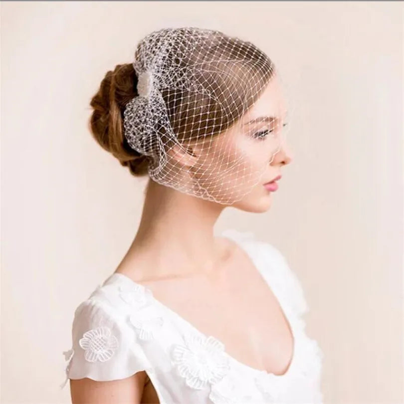 Elegant party head dress face