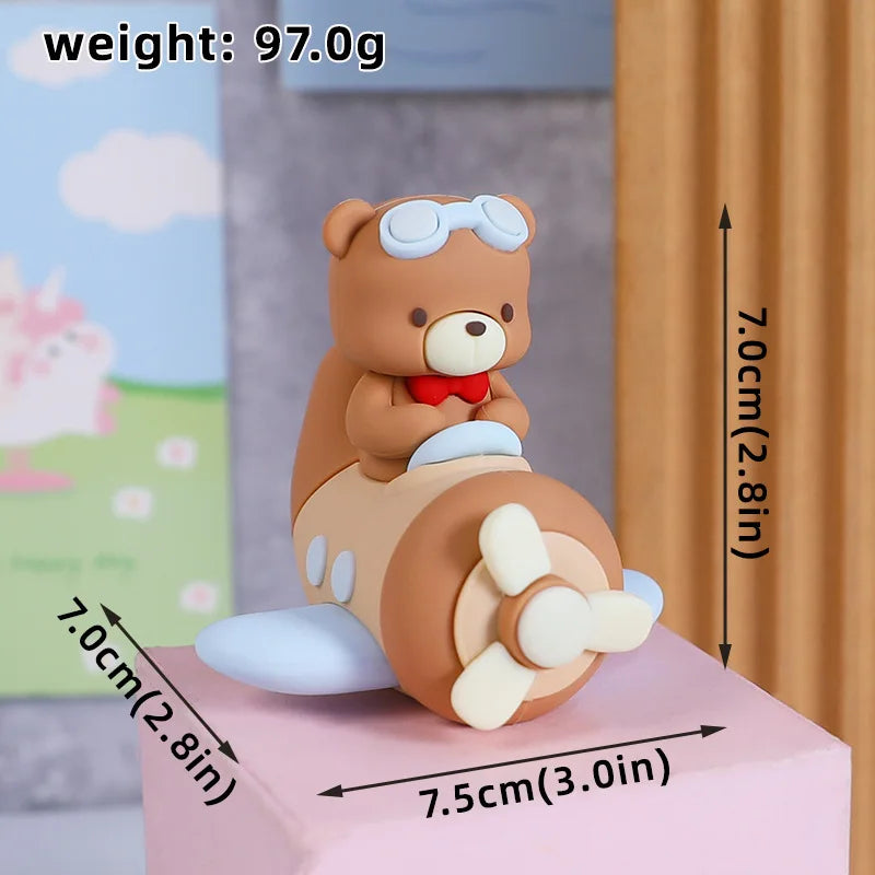 pilot bear cake decoration 15pcs