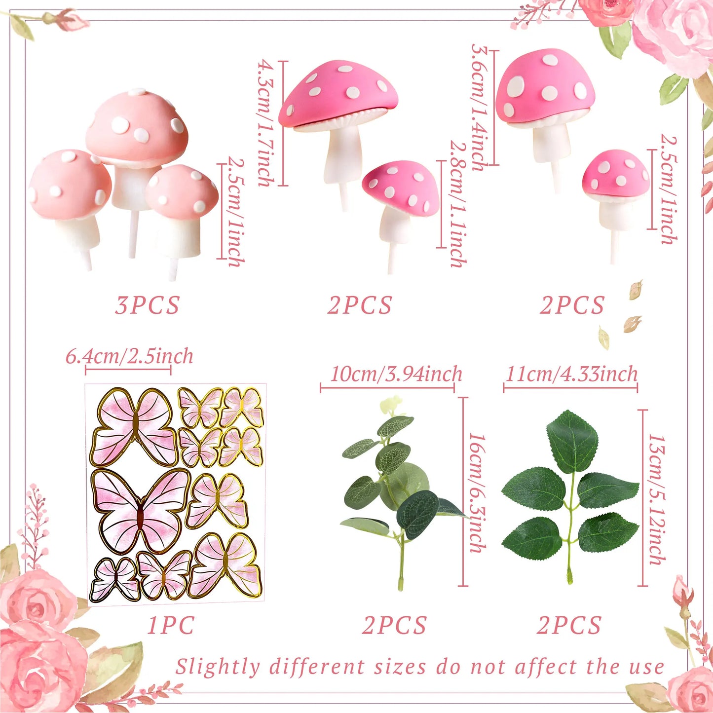 LaVenty Mushroom house cake decoration
