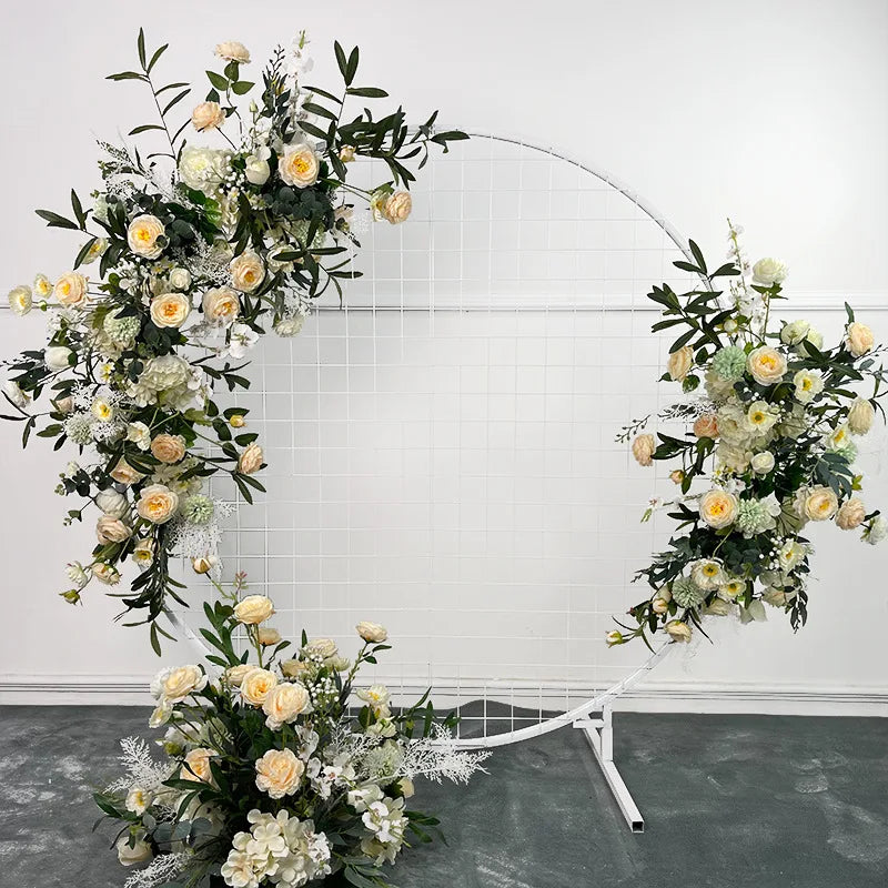Artificial Crescent Flower Table & Arch Decoration