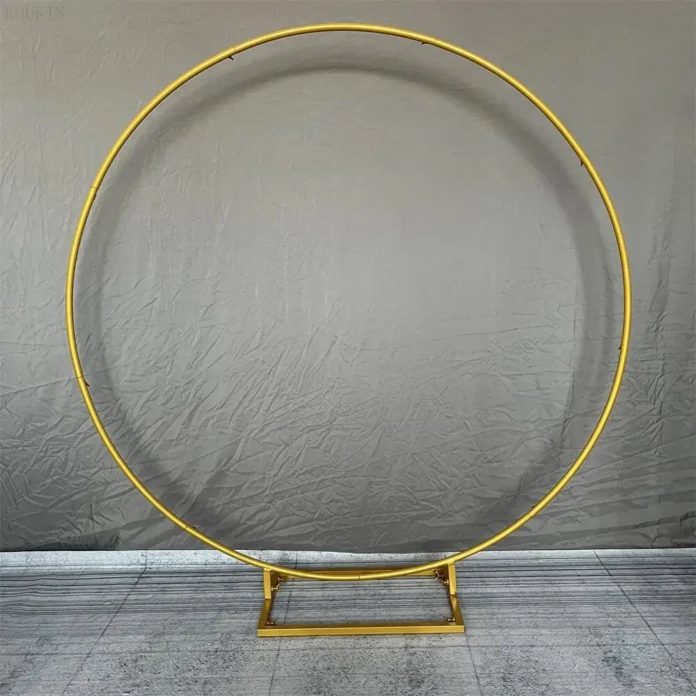 Metal arch stand backdrop decoration