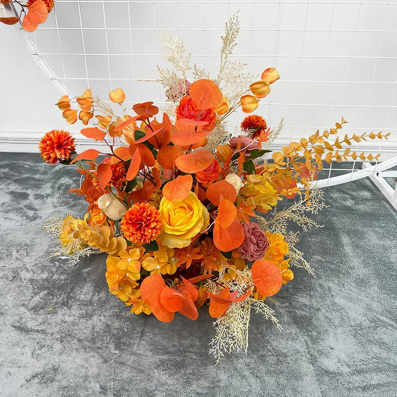 Artificial Crescent Flower Table & Arch Decoration