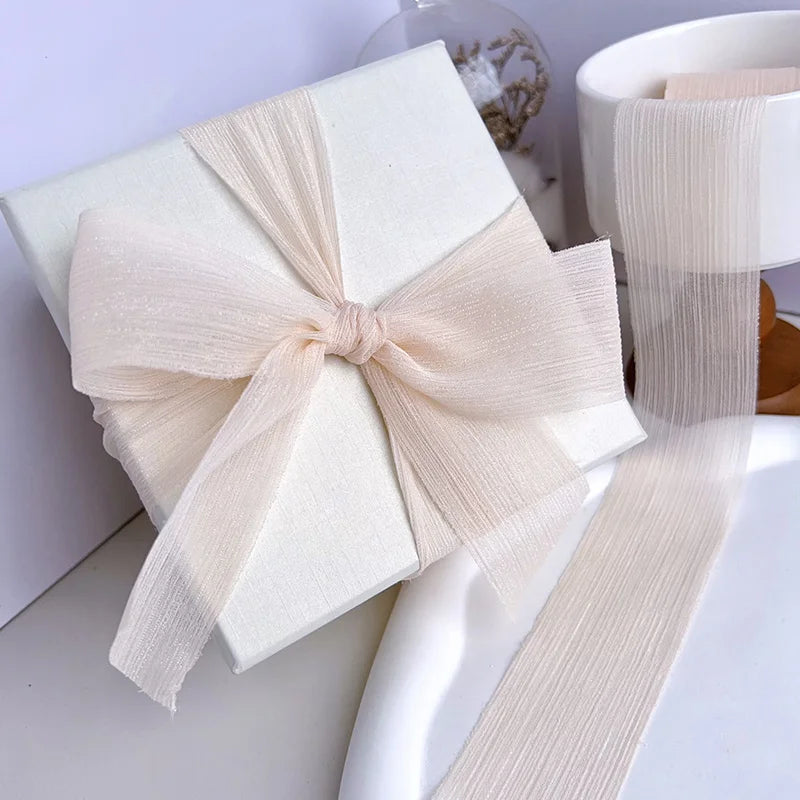 Chiffon silk ribbon
