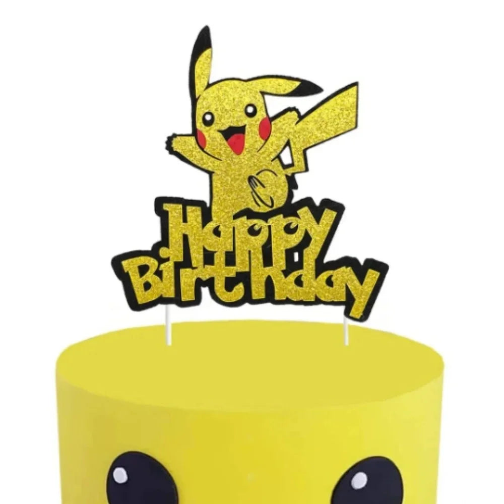 Pokemon & Pikachu Cake Topper Decoration
