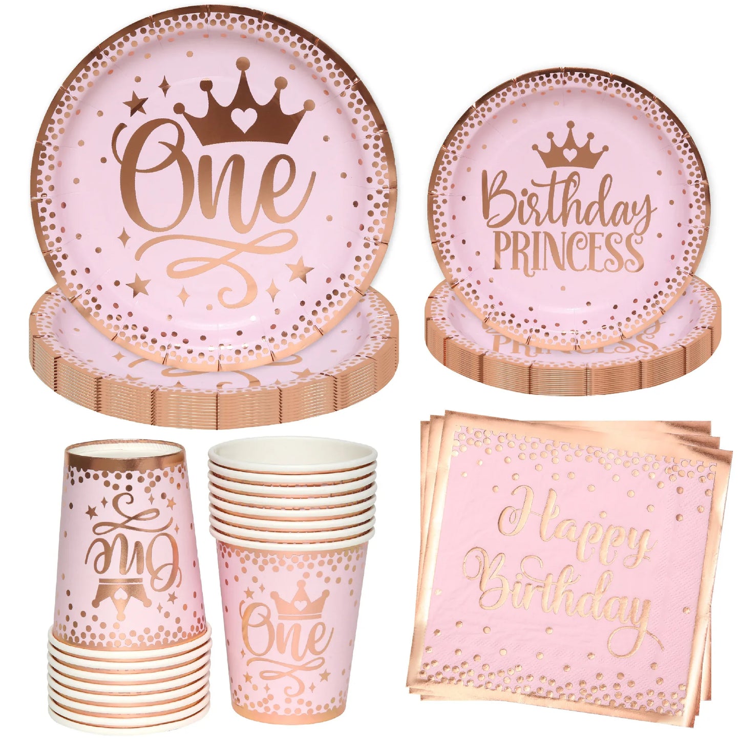 Pink One year party decoration