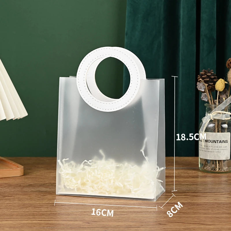 10 st PVC-presentpåsar med handtag