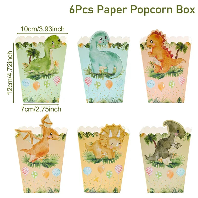 Dinosaur disposable tablecloth party decoration