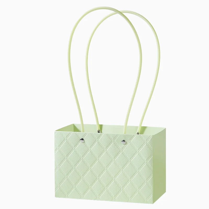 Flower tote bag portable