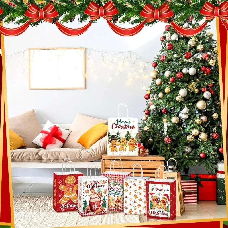 Merry Christmas Party Paper Bags