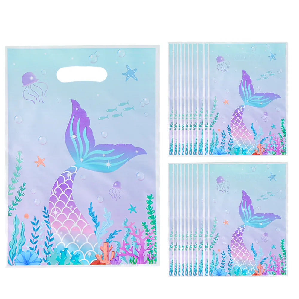 Mermaid Theme Gift Bag 10/30/50pcs