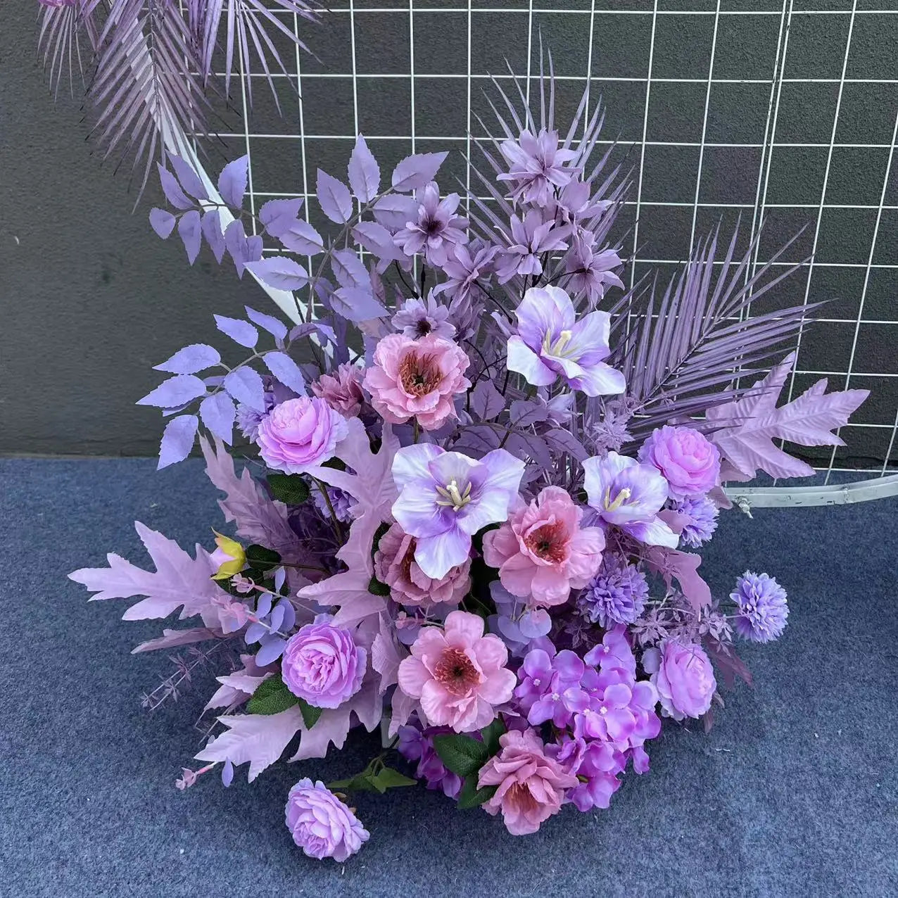 Artificial Crescent Flower Table & Arch Decoration