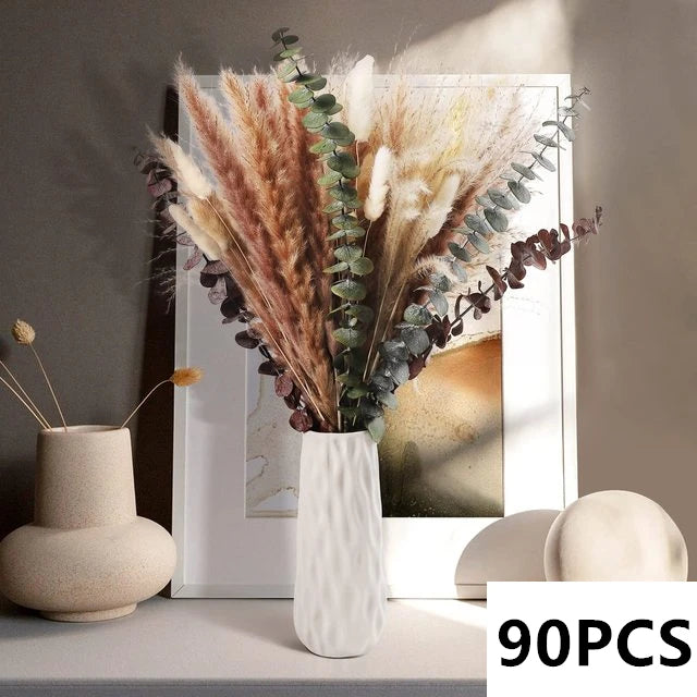 Natural Pampas Grass Dried Flower Bouquet