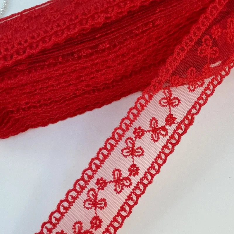 Embroidery lace ribbon 2Yard/Lot 35mm