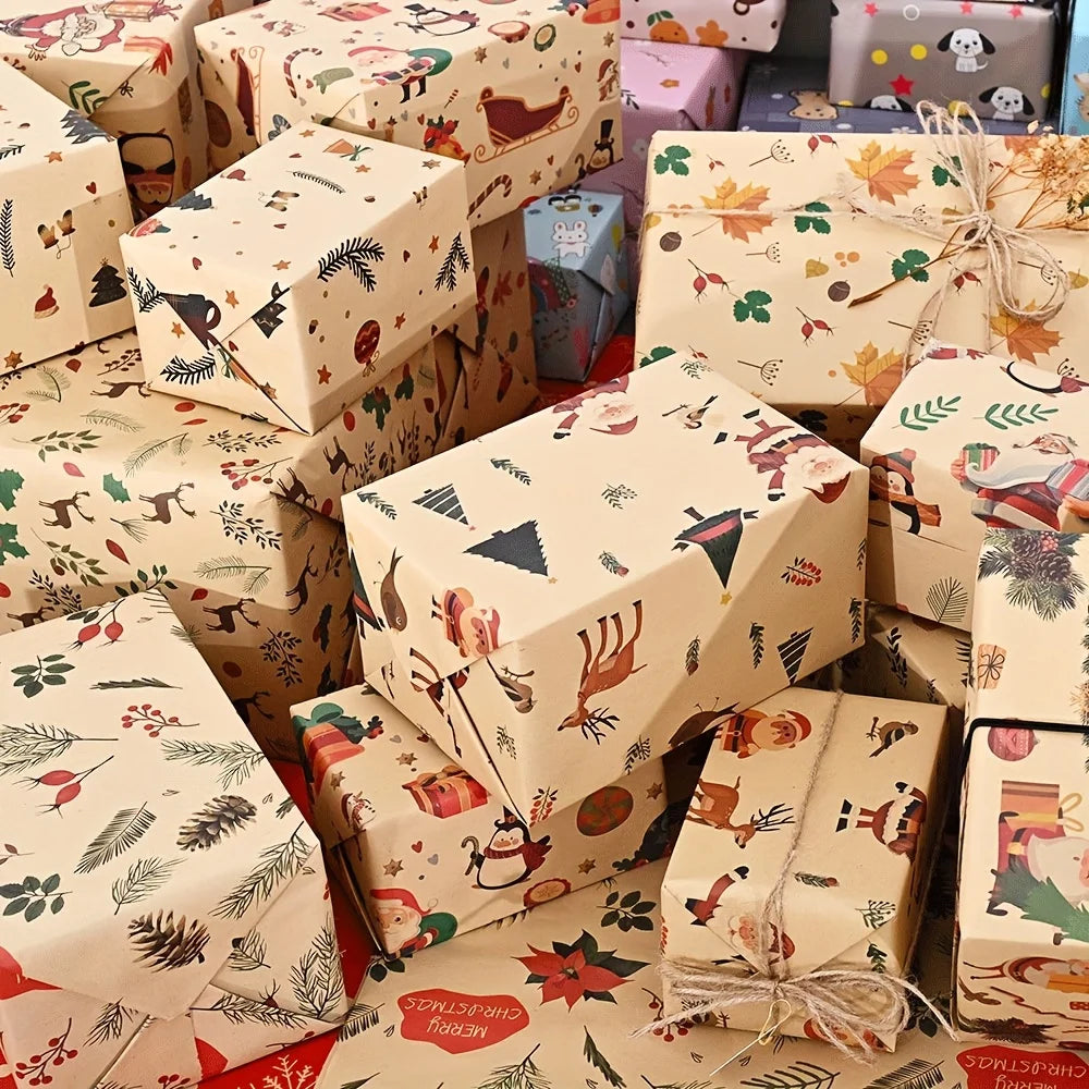 10 Rolls Christmas Gift Wrap