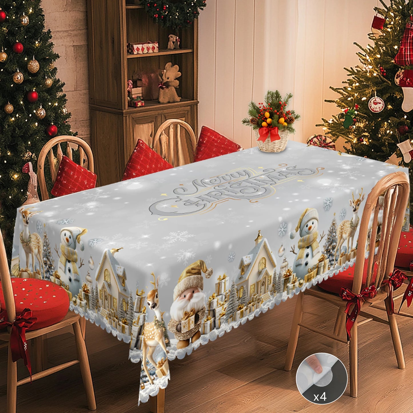 Christmas & New Year Table Cover