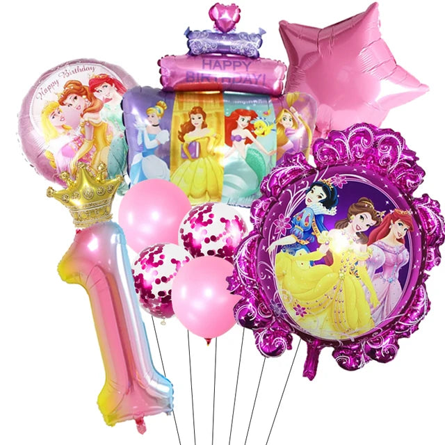 Princess Party Tableware Set – Plates, Cups & Napkins
